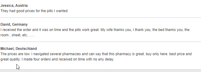 Good Pills Consumer Comments